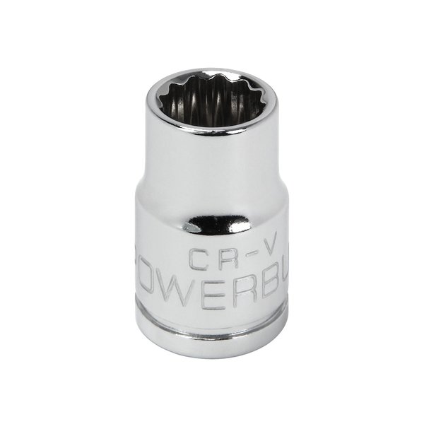 Powerbuilt 3/8" Drive 7/16" 12Pt Socket 641003